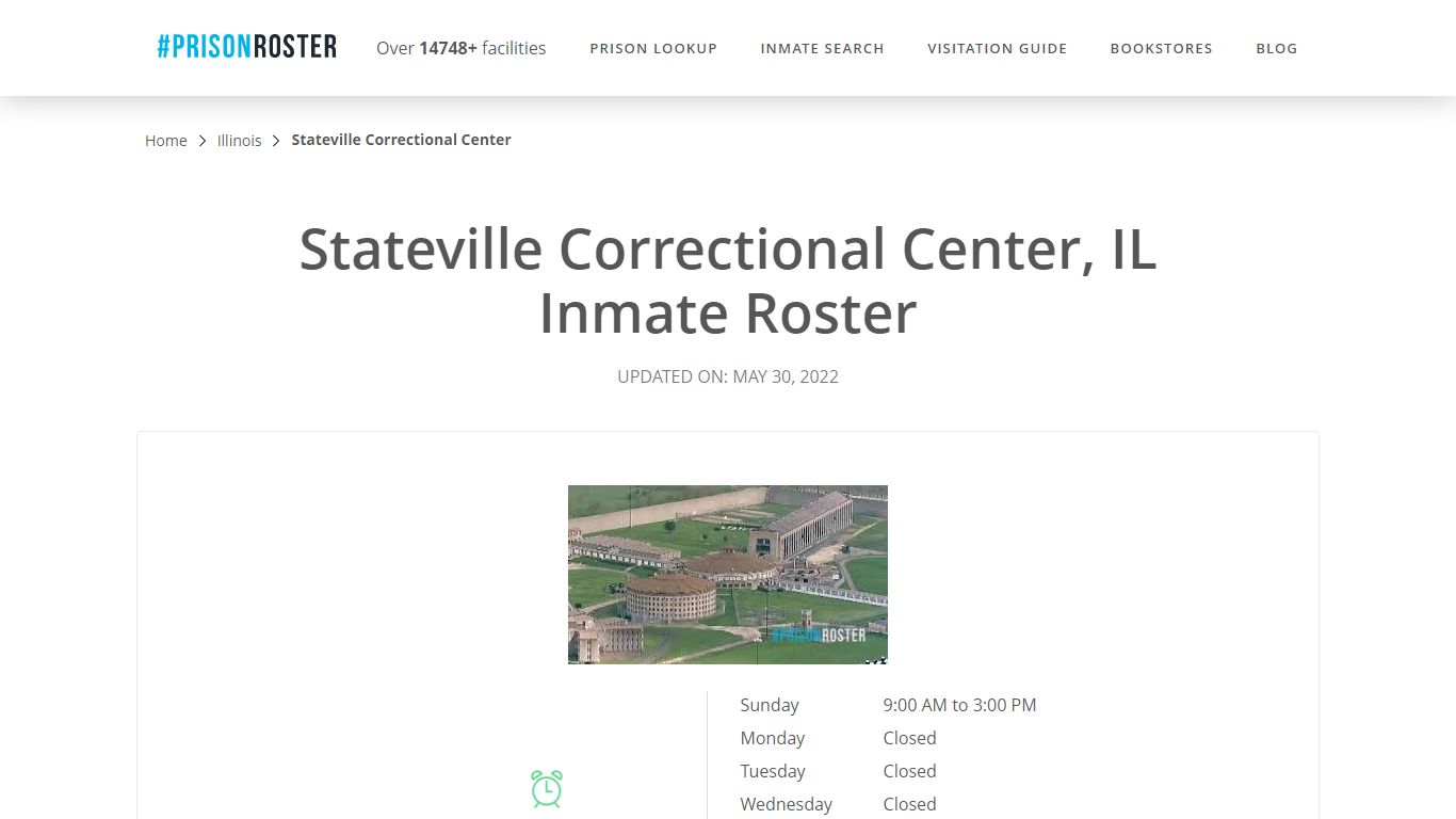Stateville Correctional Center, IL Inmate Roster